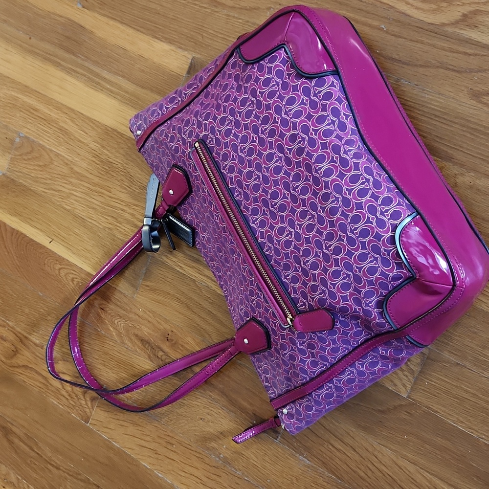 Coach Poppy Metallic Signature - Picture 10 of 15